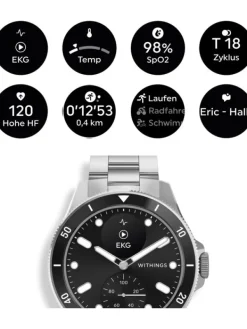 WITHINGS Herrenuhren | Damenuhren-ScanWatch Nova - Black HWA10-model 9-All-Int