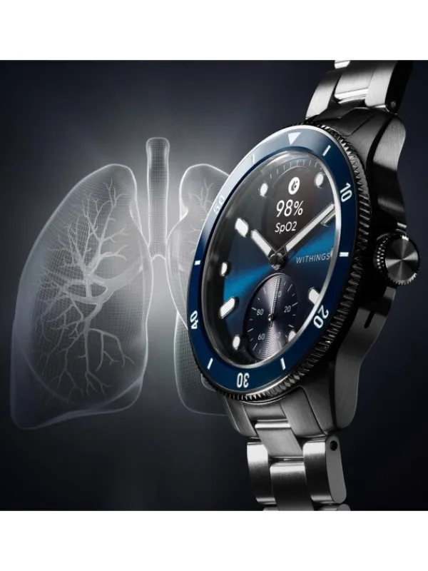 WITHINGS Herrenuhren | Damenuhren-ScanWatch Nova - Blue HWA10-model 7-All-Int