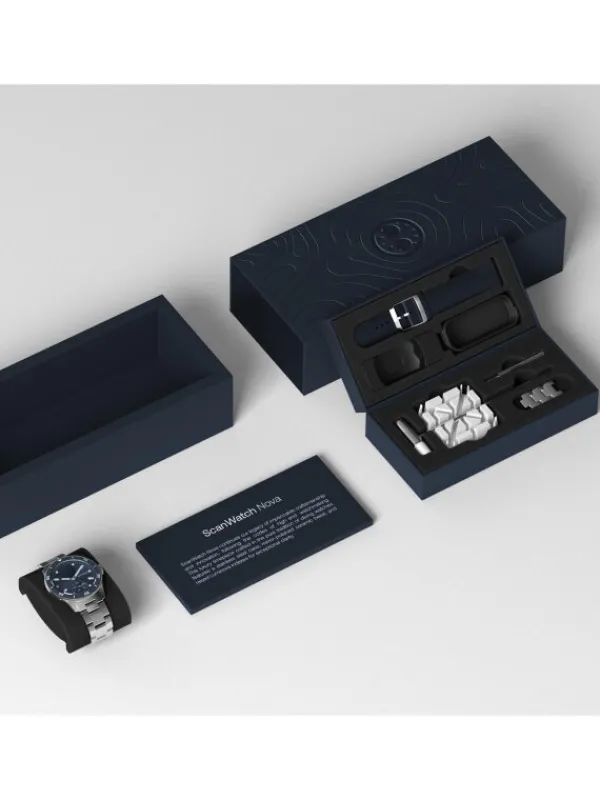 WITHINGS Herrenuhren | Damenuhren-ScanWatch Nova - Blue HWA10-model 7-All-Int