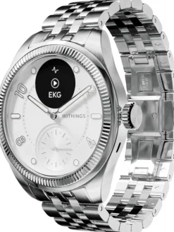 WITHINGS Smartwatches | Damenuhren-Scanwatch Nova Brilliant 39mm - silver HWA10-MODEL 10-ALL