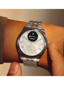 WITHINGS Smartwatches | Damenuhren-Scanwatch Nova Brilliant 39mm - silver HWA10-MODEL 10-ALL